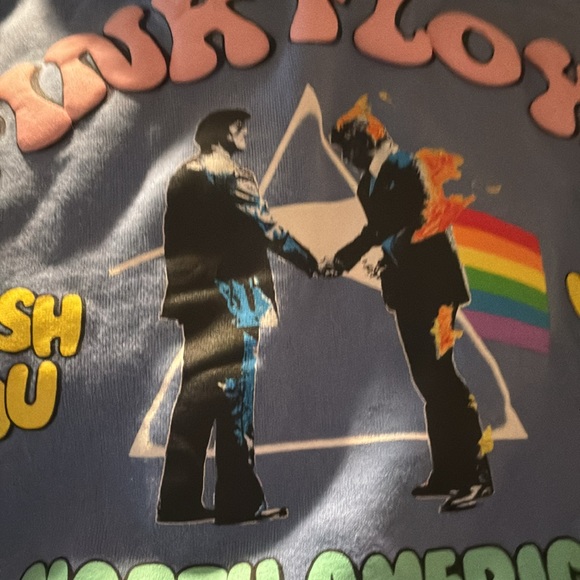Pink floyd “wish you were here” matching hoodie and jogger sweatpants - Picture 2 of 11